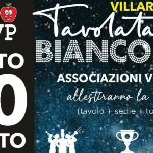 cena bianco villar testa