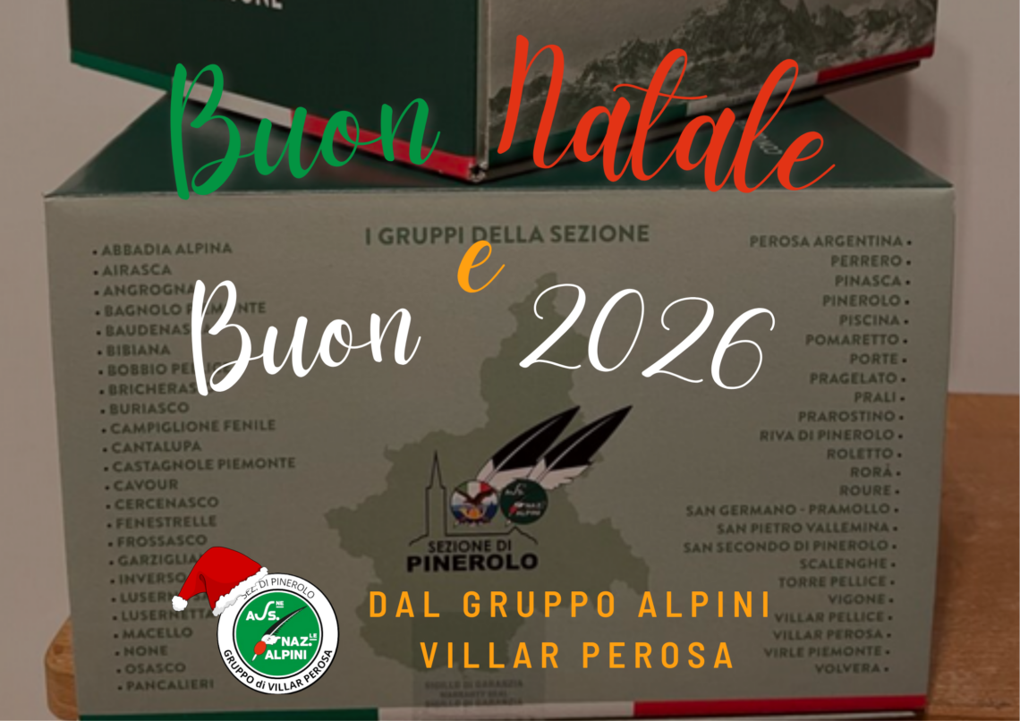 Buon Natale e Buon 2026 Alpini