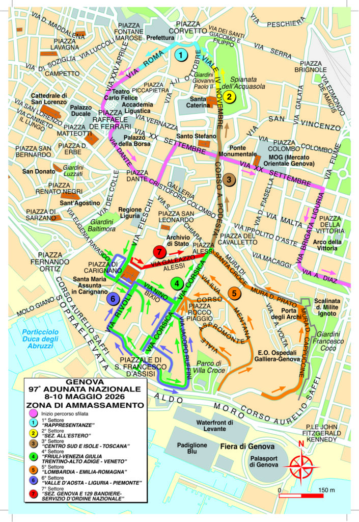 GENOVA 2026 adunata Ammassamento