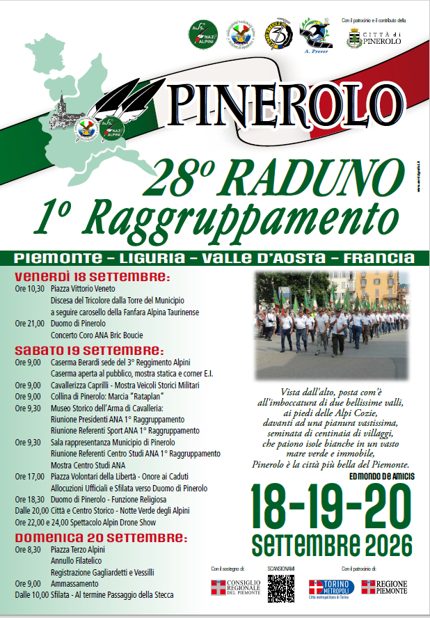 programma raduno 1 raggruppamento
